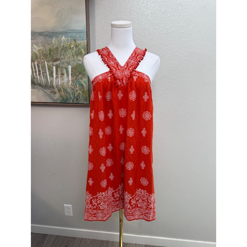 LOFT‎ NWT Orange Boho Halter Dress